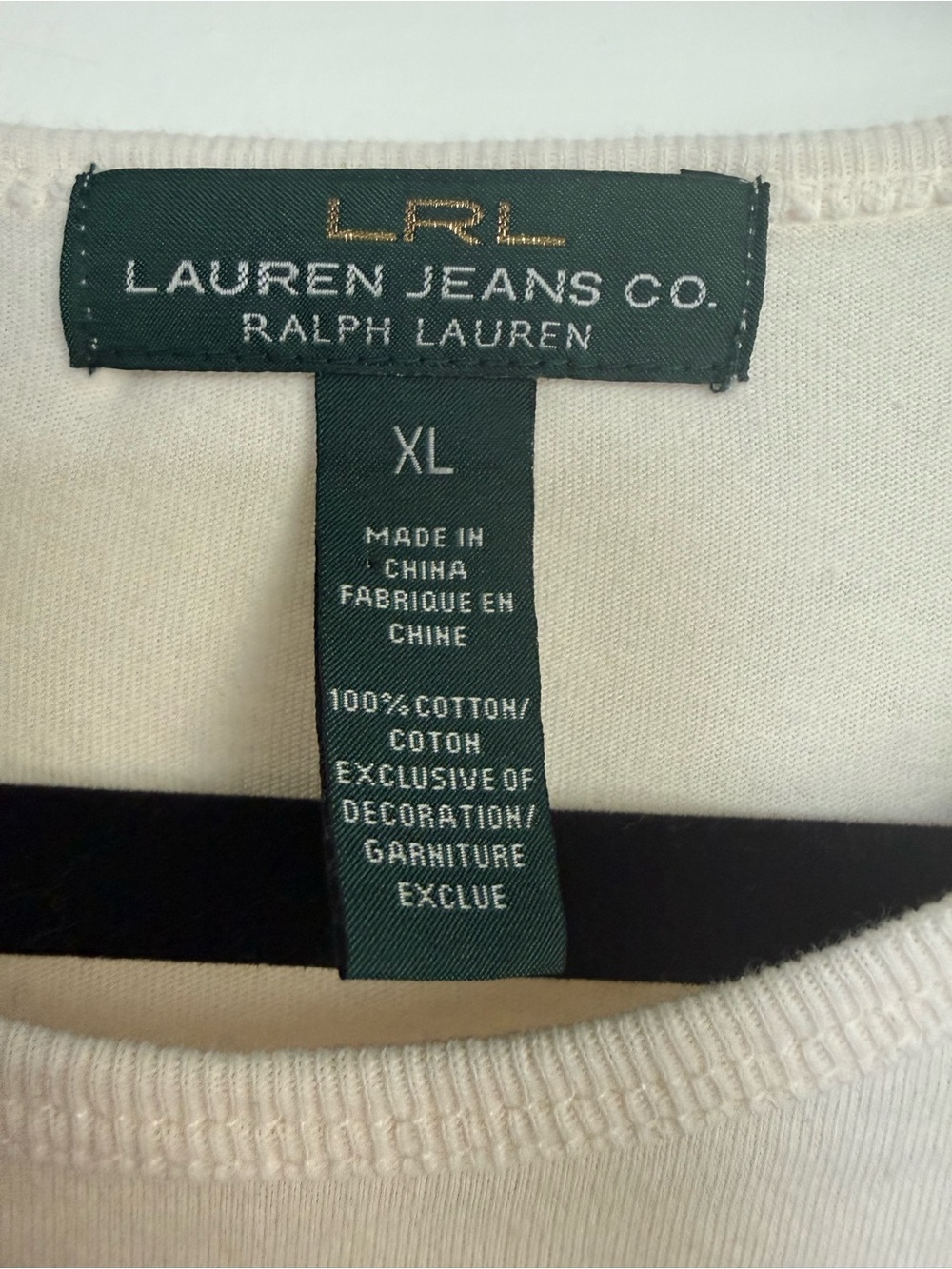 Vintage Ralph Lauren Ivory Long-Sleeve SouthWestern-Inspired Beaded Design XL - Picture 2 of 10